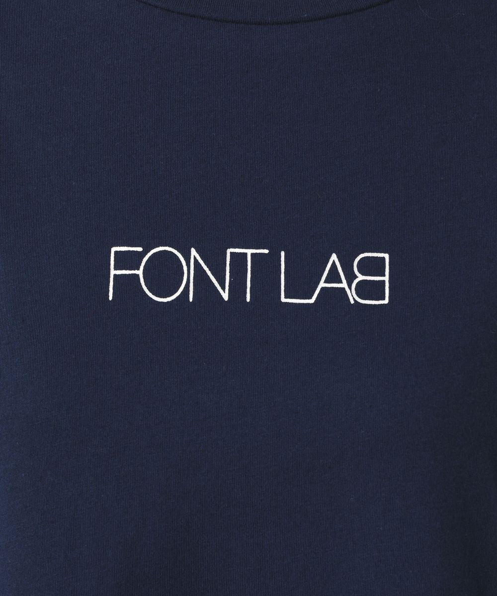 【大きいサイズ】 9号・15号・19号(M・3L・5L) FONTLAB ロゴ箔プリントカットソー - マインドウインド公式オンラインストア